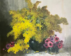 Henri Joseph Pauwels - mimosa, anemonen kaufen? Bieten Sie von 109!