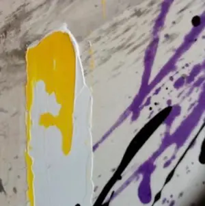 Peter Schenk - collage en acryl op zeefdruk (unica) kopen? Bied vanaf 50!