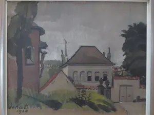 Anne-Pierre De Kat - Dorpsgezicht Belgie 1930 kopen? Bied vanaf 400!