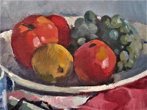 Niet of onleesbaar gesigneerd - omstreeks 1930 - Bergense School - olieverf - stilleven - GROOT! kopen? Bied vanaf 1!