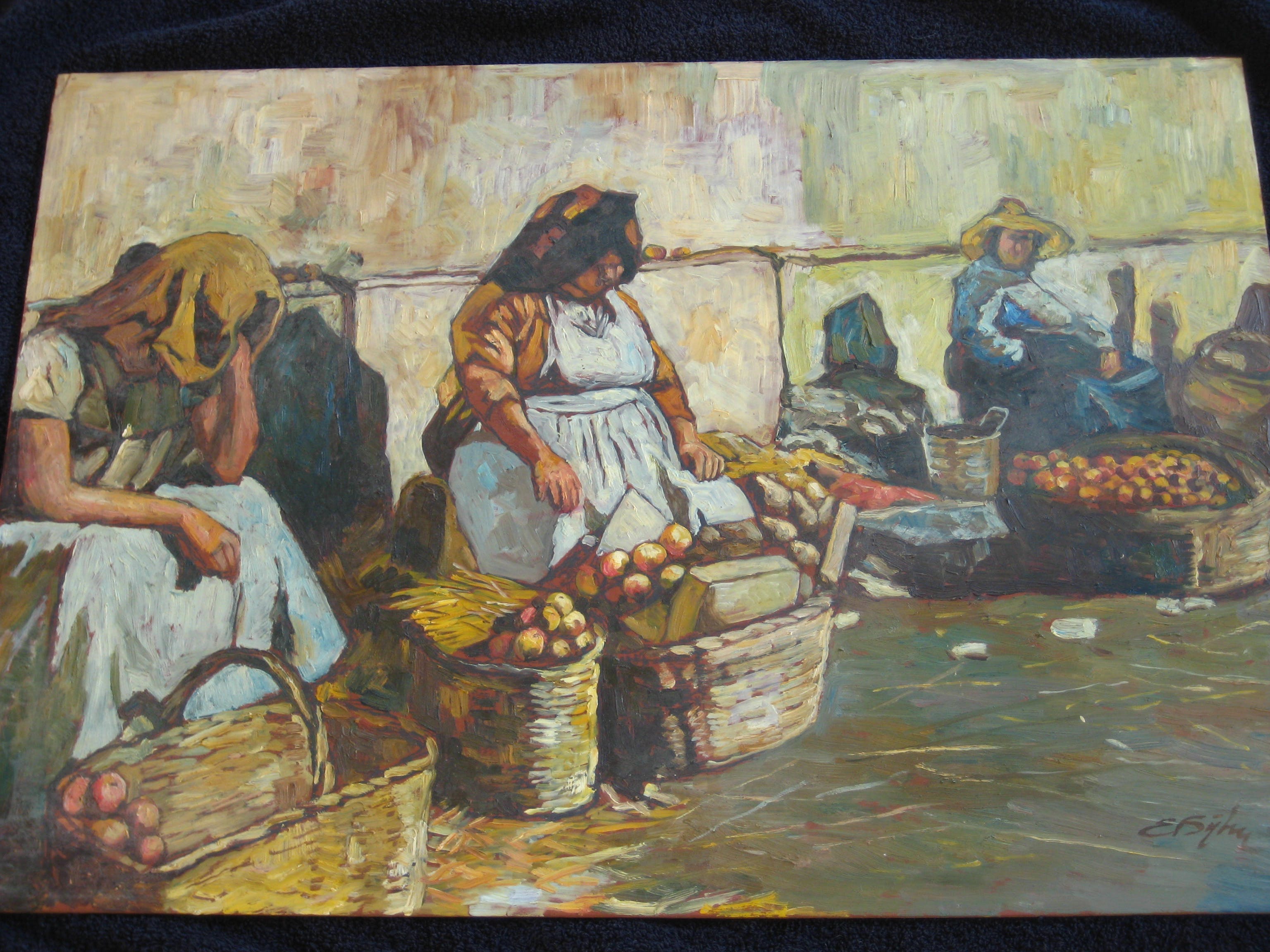 Edmond von Sijben de Maroije - Marktkoopvrouwen. kopen? Bied vanaf 95!