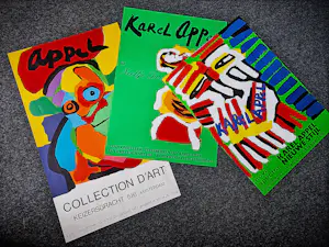 Karel Appel - drie originele jaren 70 affiches voor solo - exposities - in goede staat kopen? Bied vanaf 45!