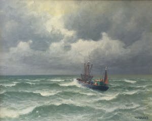 Henk Dekker - C4625-6, Kotter op zee kopen? Bied vanaf 250!