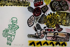 Corneille - Litho: Femme de Nuit et D'Aube - 1967 kopen? Bied vanaf 295!