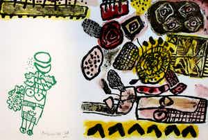 Corneille - Litho: Femme de Nuit et D'Aube - 1967 verkocht voor € 295!