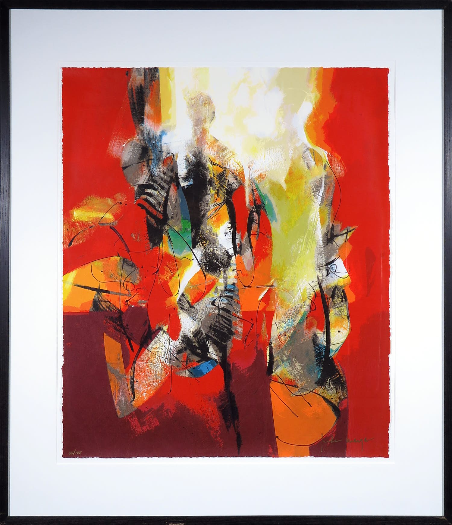 Peter Meijer - Zeefdruk, De dag dat jij kwam - Ingelijst (Groot) verkocht voor € 50!