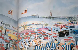 Leo Wisselink - schilderijen van Den Haag: 2 hardcovers > allebei gesigneerd kopen? Bied vanaf 50!