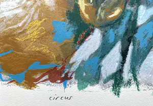Annemarie de Groot - handgesigneerde zeefdruk | 'Circus' | 1993 kopen? Bied vanaf 1!
