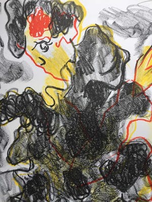 Jan Sierhuis - "Gitana" - litho uit 1991 - oplage: 100 ex. kopen? Bied vanaf 55!