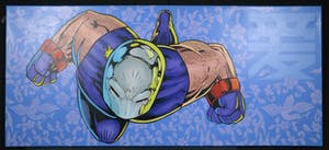 Jan Bollaert - Acryl op doek, Purple man (Zeer Groot) kopen? Bied vanaf 1!