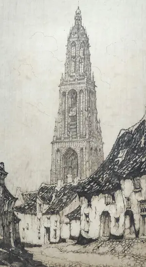 Anton Pieck - Cuneratoren te Rhenen, ets (netjes ingelijst) kaufen? Bieten Sie von 225!