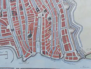 Isaac Tirion - Amsterdam zo als het na de vergrooting des jaars 1593..- Oude Kaart 1760 kopen? Bied vanaf 100!