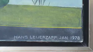 Hans Leyerzapf - Olieverf op doek: 'De spreker' (1978). kopen? Bied vanaf 355!