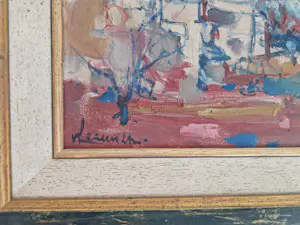 Wil van Leeuwen - Schilderij pilaren kaufen? Bieten Sie von 50!
