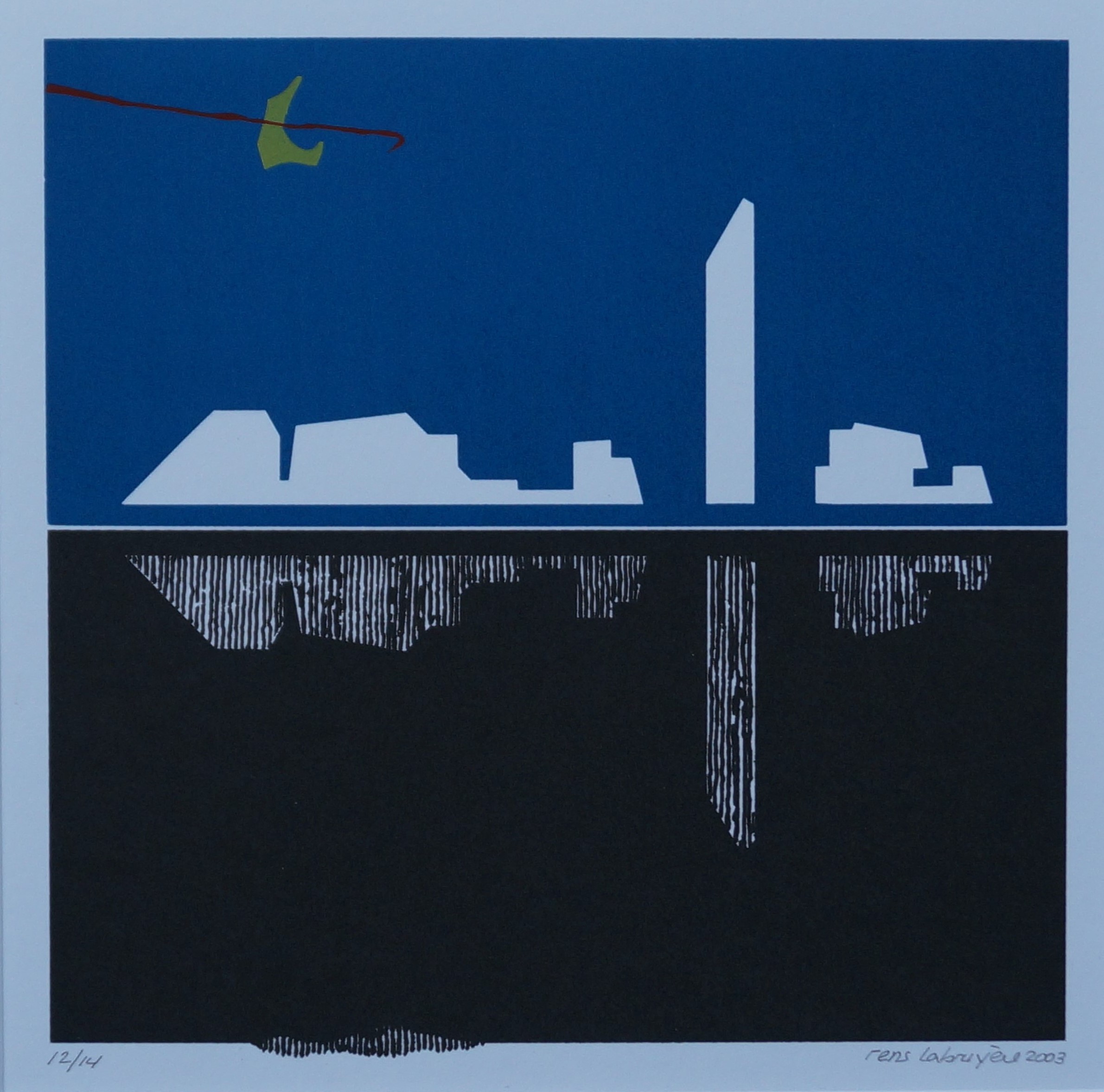 Rens Labruyere - gesigneerde zeefdruk kopen? Bied vanaf 20!