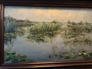 Albert Torie - Schilder uit Meppel. Mooie waterpartij kopen? Bied vanaf 150!