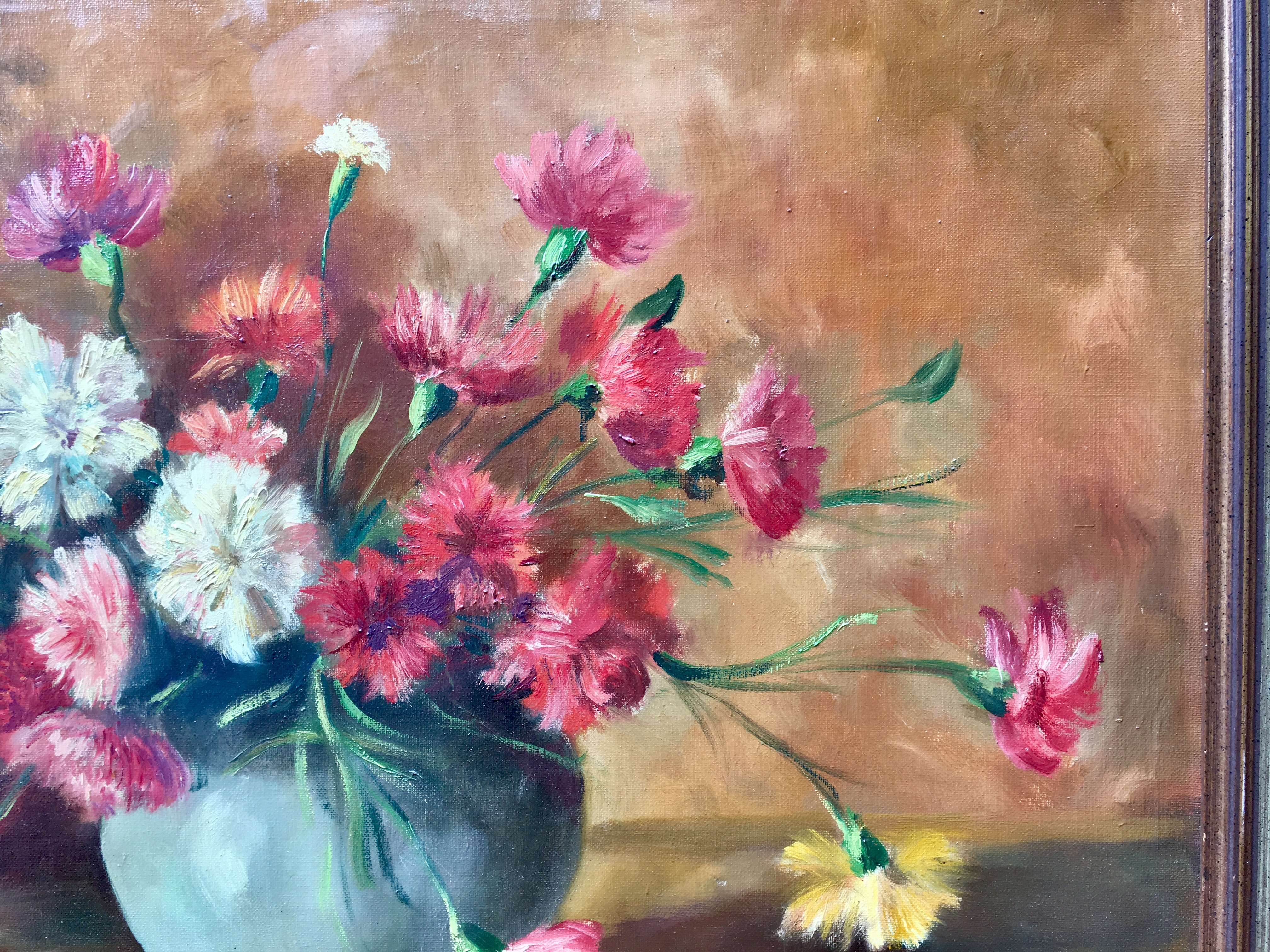 Jean Dupuis - Stilleven van Bloemen (Anjers) kopen? Bied vanaf 35!