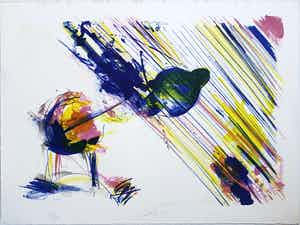 Ger Lataster - Litho: Zonder titel verkocht voor € 80!