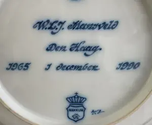 Koninklijke Tichelaar Makkum - Polychroom handbeschilderd aardewerken wandbord kopen? Bied vanaf 20!