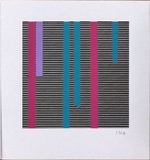 Willem F. Wagner - e.a: collectie van zes zeefdrukken: Geometrische composities kopen? Bied vanaf 19!