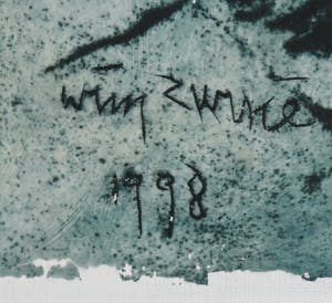 Wim Zurne - Gemengde techniek op doek, Vikingen - Ingelijst (Zeer groot) kopen? Bied vanaf 50!