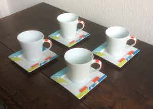 Ritzenhoff AG - EVELIN ROTH - vier kop en schotels verkocht voor € 12!