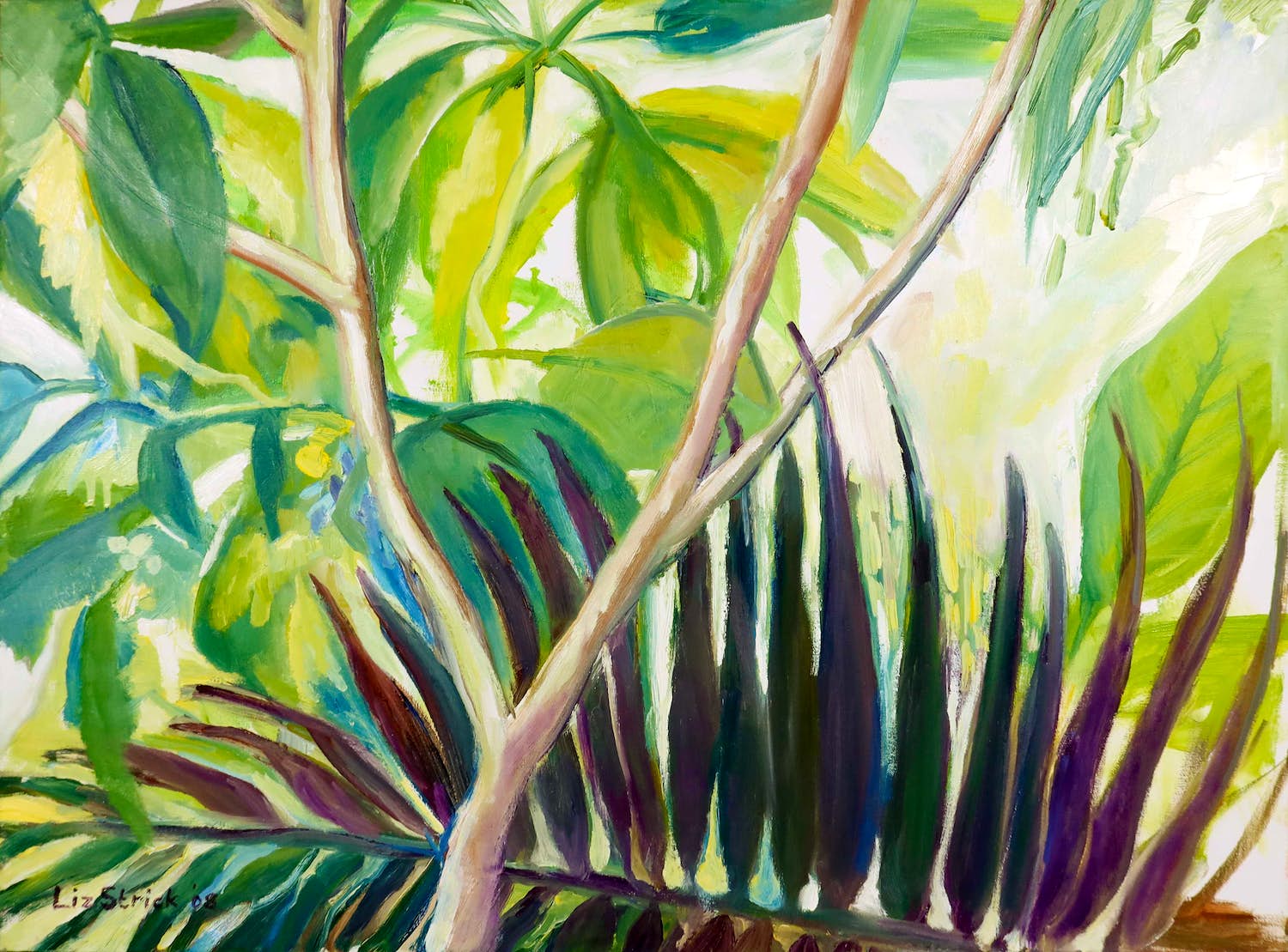 Liz Strick - Olieverf op doek, Intertwined kopen? Bied vanaf 1!