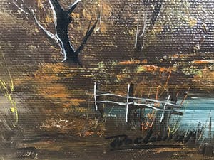 Niet of onleesbaar gesigneerd - Bospad. kopen? Bied vanaf 1!