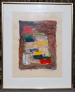 Richard Smeets - Pasar malam, acrylverf op papier (mooi ingelijst) kopen? Bied vanaf 295!