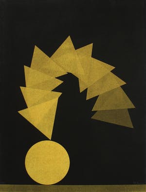 Pol Bury - Handgesigneerde houtsnede kopen? Bied vanaf 295!