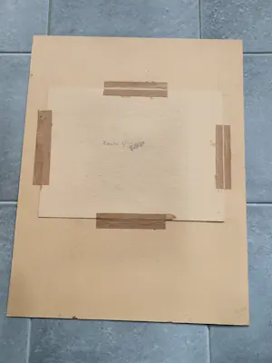 Bob Bonies - Jaren 60 gemengde techniek - abstracte compositie - gesigneerd kopen? Bied vanaf 64!