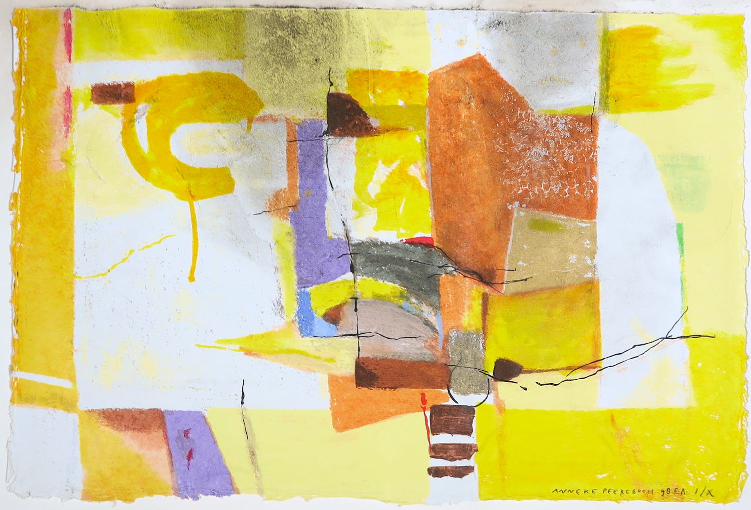 Anneke Peereboom - Zeefdruk, Zonder titel kopen? Bied vanaf 1!