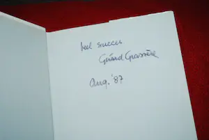 AcheterGérard Grassère - monografie door Willem Enzinck - handgesigneerd 1987? Enchérissez de 25!