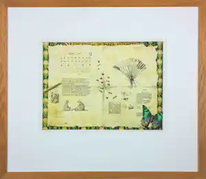 Rolf Weijburg - Kleurenets, Une Feuille de Papier... - Ingelijst vendu pour 110€ !