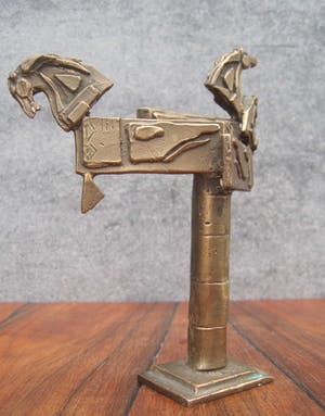 Brons (Onbekend) - Horses in the sky. kopen? Bied vanaf 50!
