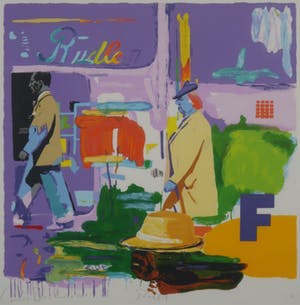 Carlos Blaaker - Rush - ingelijst - 98x98 cm kopen? Bied vanaf 20!