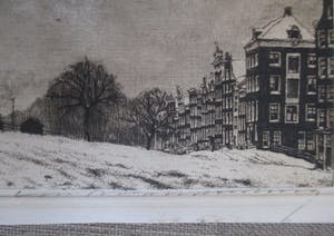 Cornelis Brandenburg - Ets Koepelkerk Amsterdam kopen? Bied vanaf 35!