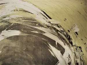 Niet of onleesbaar gesigneerd - Grote Abstracte gemengde techniek "Equilibre primal" gesigneerd kopen? Bied vanaf 1!