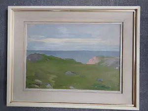 Frederika Broeksmit - Noors landschap - schilderij - kopen? Bied vanaf 45!
