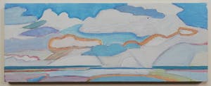 Paul Overhaus - Abstract zeegezicht kopen? Bied vanaf 70!