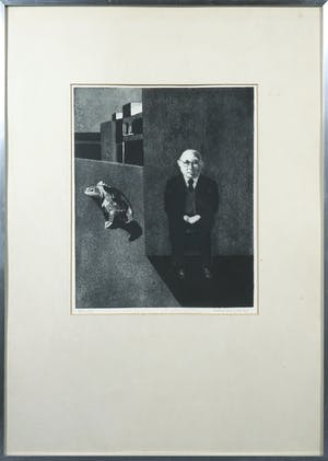 Tonny Huizing - Ets, Zonder titel - Ingelijst kopen? Bied vanaf 1!