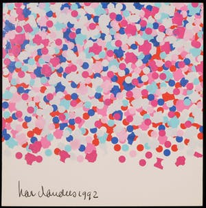 Har Sanders - Zeefdruk, Confetti kopen? Bied vanaf 20!