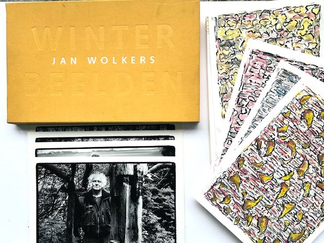 Jan Wolkers - Winterbeeld portfolio met 12 gesigneerde zeefdrukken, 12 foto's en 12 gedichten kaufen? Bieten Sie von 1800!