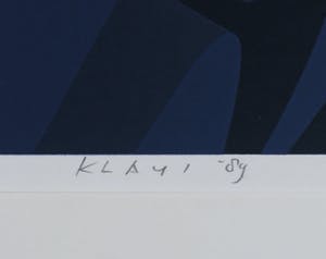 Hans Klaui - Zeefdruk, Zonder titel kopen? Bied vanaf 20!