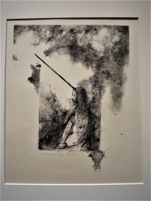 Dirkje Kuik - Utrechts Museum - Fraaie Litho - oplage 100 ex. - "de Eenhoorn" gesigneerd kopen? Bied vanaf 21!
