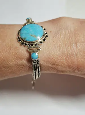 turquoise navajo armband unisex kopen? Bied vanaf 150!