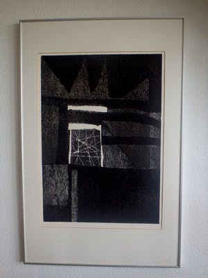 Guillaume Le Roy - Compositie in zwart-wit kopen? Bied vanaf 50!