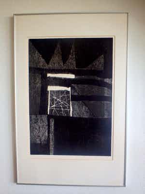 Guillaume Le Roy - Compositie in zwart-wit verkocht voor € 50!