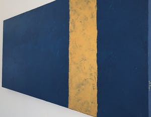 John Foppen - Rapsodie in Blue+ Gold... # K03. XL. GROOT. kopen? Bied vanaf 169!