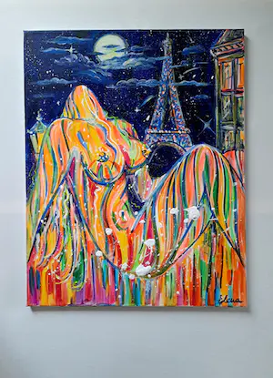 Elva - Naakt in de kleur - 2 schilderijen *Zomer sale kopen? Bied vanaf 100!